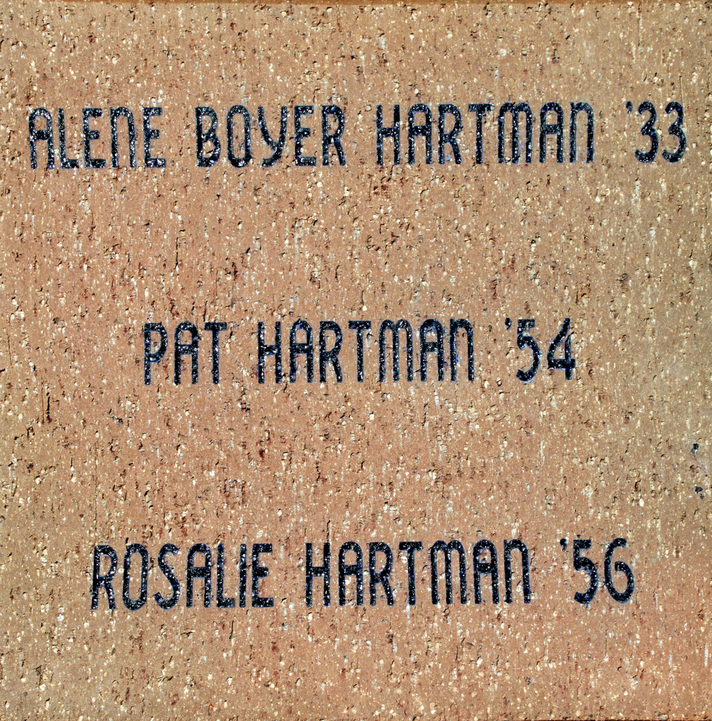 Hartman, Alene Hartman, Alene